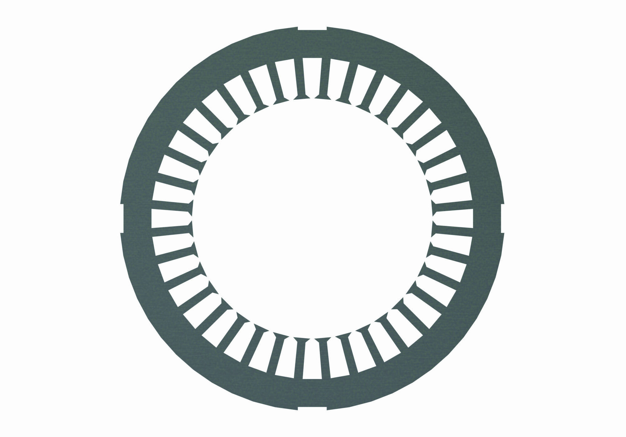 Sheet metal part used for stator manufacturing